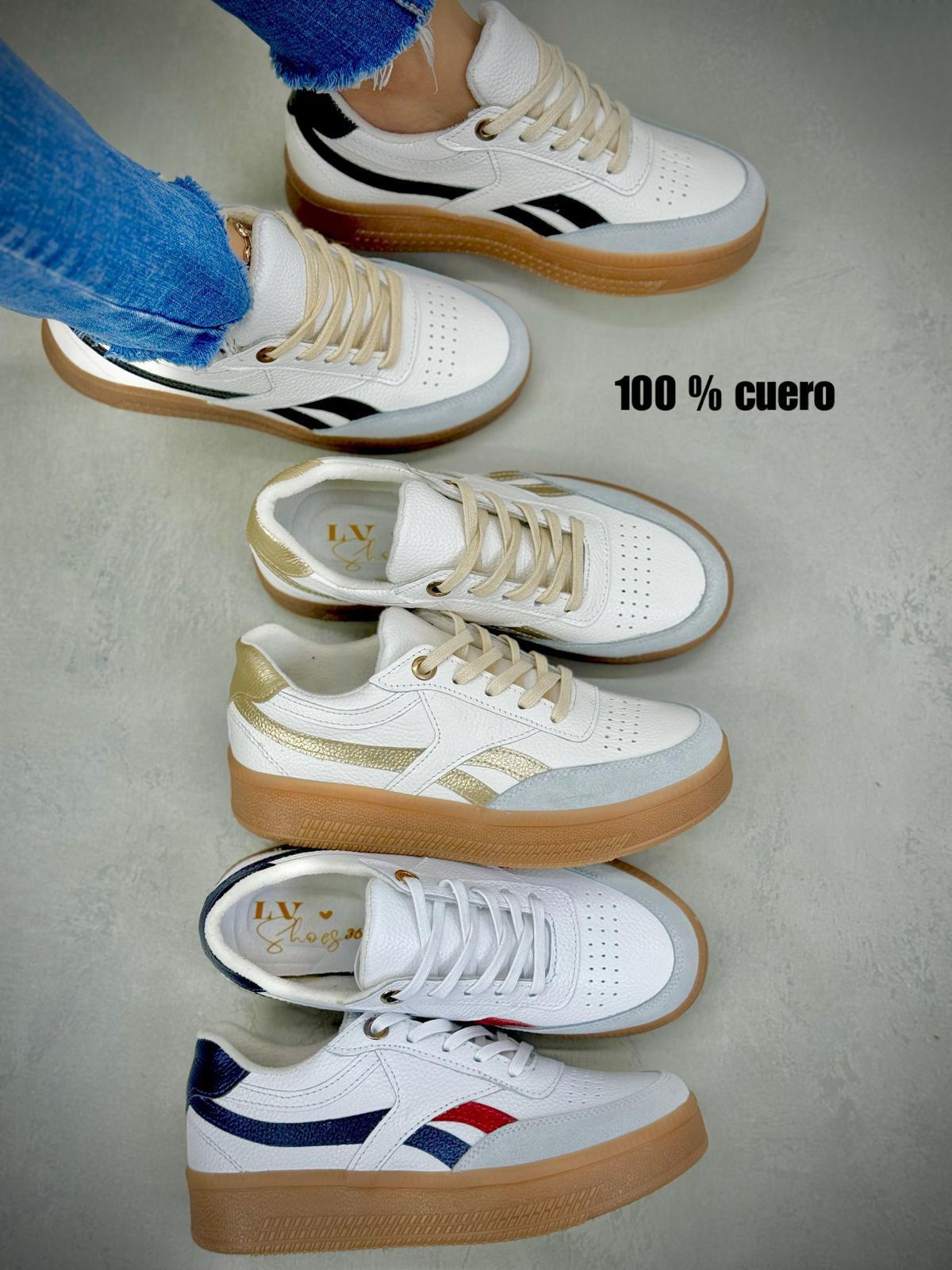 TENIS CON DESEÑO AL LADO LOS 3 COLORES jpg (1) TENIS CON DISEÑO AL LADO - Imagen 1