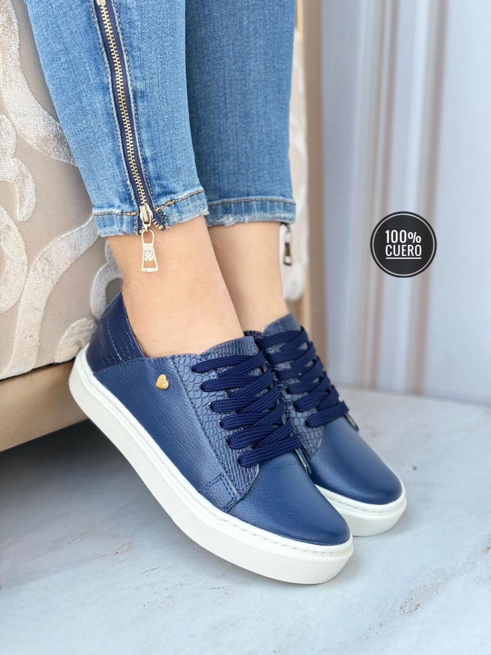 TENIS CORAZON AZUL (1) TENIS CORAZÓN - Imagen 1