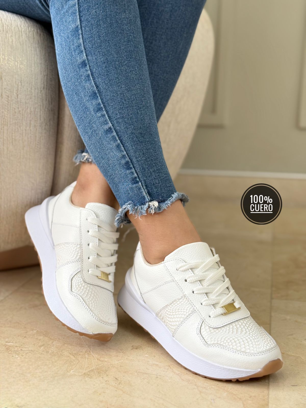 TENIS CORRER BLANCOS (1) TENIS CORRER - Imagen 1